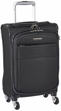 Samsonite Eco Lite Spinner Unisex Medium Black Polyethylene Luggage Bag TSA Approved 112330-1548