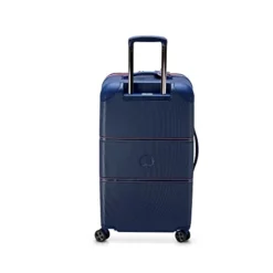 DELSEY Paris Chatelet Hardside 2.0 Luggage With Spinner Wheels, Navy, Checked-26 Inch Trunk, No Brake -TRAVELPRO Sales 31ZjMpO7OFL