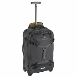 Eagle Creek Gear Warrior Carry-On Rolling Duffel Bag, Jet Black
