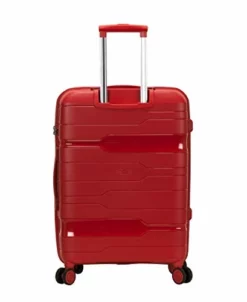Rockland Linear 3-Piece Hardside Spinner Wheel Luggage Set, Red, (19/23/27) -TRAVELPRO Sales 31bRHpVd6vL