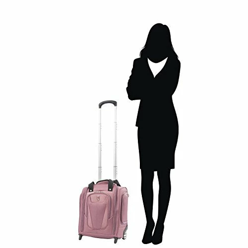 Travelpro Luggage Maxlite 5 15" Lightweight Carry-on Rolling Under Seat Bag, Dusty Rose 6 Travelpro Luggage Maxlite 5 15" Lightweight Carry-on Rolling Under Seat Bag, Dusty Rose - Image 6