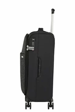 American Tourister Unisex Adults Front Pocket In Felt, Black (Jet Black), Spinner S Mit Vordertasche Aus Filz (55 Cm-42 L) -TRAVELPRO Sales 31dSs1LORmL
