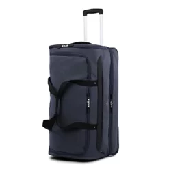 Travelpro Roadtrip 30" Drop-Bottom Wheels Rolling Duffel Bag Luggage 3 Large Packing Cubes Included Men, Women, Navy, Inch -TRAVELPRO Sales 31dd27rtMnL