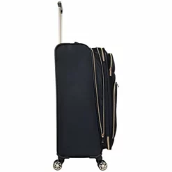Kenneth Cole Reaction Women's Chelsea Luggage Chevron Softside 8-Wheel Spinner Expandable Suitcase Collection, Black, 24-Inch Checked -TRAVELPRO Sales 31eIGnPaEdL