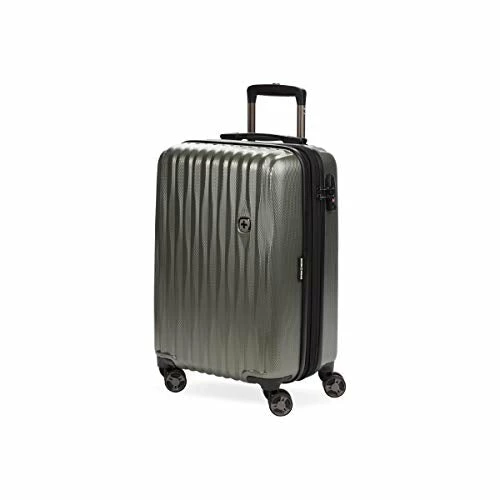 SwissGear 7272 Energie Hardside Luggage Carry-On Luggage With Spinner Wheels & TSA Lock, Olive, 19” 1 SwissGear 7272 Energie Hardside Luggage Carry-On Luggage With Spinner Wheels & TSA Lock, Olive, 19”