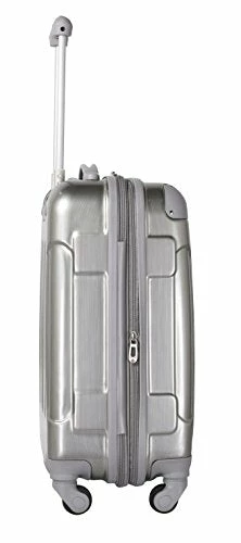 Travelers Club Polaris Hardside Metallic Spinner Luggage, Silver, Carry-On 20-Inch 4 Travelers Club Polaris Hardside Metallic Spinner Luggage, Silver, Carry-On 20-Inch - Image 4