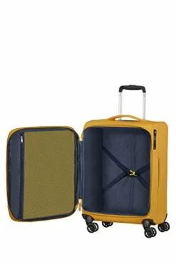 American Tourister Unisex Adults Expandable, Yellow (Golden Yellow), Spinner S Erweiterbar (55 Cm-48.5 L) -TRAVELPRO Sales 31frcE2Js0L