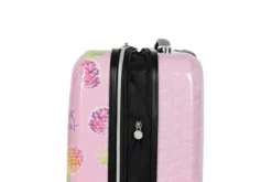 Betsey Johnson 26 Inch Checked Luggage Collection - Expandable Scratch Resistant (ABS + PC) Hardside Suitcase - Designer Lightweight Bag With 8-Rolling Spinner Wheels (26IN, Colada) -TRAVELPRO Sales 31gmembb1QL
