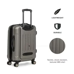 Kenneth Cole Reaction Renegade 20" ABS Expandable 8-Wheel Carry-On, Silver, Inch -TRAVELPRO Sales 31hAMr1hYqL