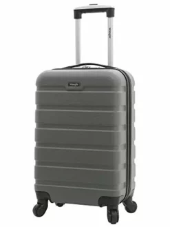 Wrangler Hardside Carry-On Spinner Luggage, Charcoal Grey, 20-Inch -TRAVELPRO Sales 31hCEU8qsdL