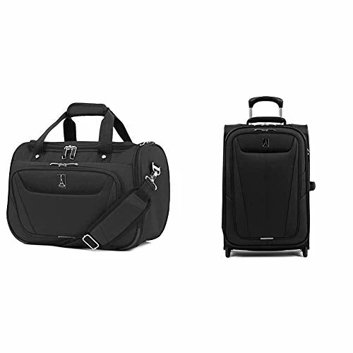 Travelpro Maxlite 5-Softside Lightweight Expandable Upright Luggage, Black, 2-Piece Set (Tote/21) 1 Travelpro Maxlite 5-Softside Lightweight Expandable Upright Luggage, Black, 2-Piece Set (Tote/21)