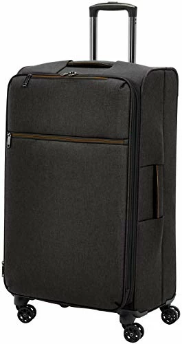 AmazonBasics Belltown Softside Rolling Spinner Suitcase Luggage - 30 Inch, Heather Black 1 AmazonBasics Belltown Softside Rolling Spinner Suitcase Luggage - 30 Inch, Heather Black