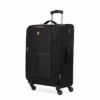 SwissGear 4010 Softside Luggage With Spinner Wheels, Black, Checked-Medium 23-Inch