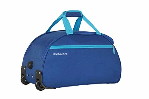 Kamiliant By American Tourister KAM Brio Polyester 52 Cms Blue Travel Duffle (KAM BRIO WHD 52cm - Blue) 4 Kamiliant By American Tourister KAM Brio Polyester 52 Cms Blue Travel Duffle (KAM BRIO WHD 52cm - Blue) - Image 4