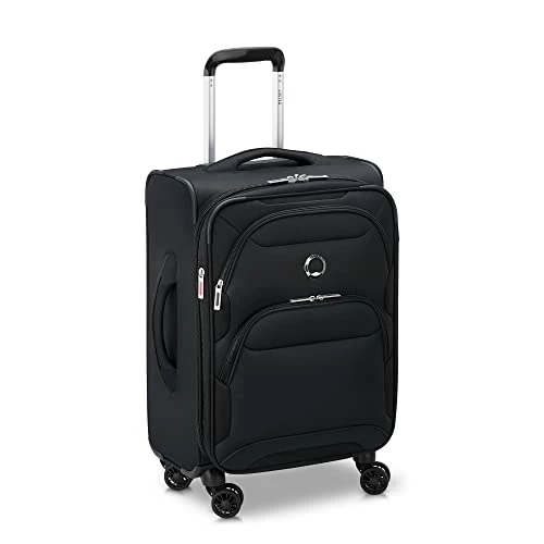 DELSEY Paris Sky Max 2.0 Softside Expandable Luggage With Spinner Wheels, Black, Carry-on 21 Inch 8 DELSEY Paris Sky Max 2.0 Softside Expandable Luggage With Spinner Wheels, Black, Carry-on 21 Inch - Image 8