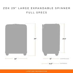 Briggs & Riley ZDX-Expandable Luggage With 4 Spinner Wheels, Hunter, Checked-Large 29 Inch 24 Briggs & Riley ZDX-Expandable Luggage With 4 Spinner Wheels, Hunter, Checked-Large 29 Inch -TRAVELPRO Sales 31rkCPKF7EL