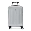 Travelpro Maxlite Air Hardside Expandable Luggage, 8 Spinner Wheels, Lightweight Hard Shell Polycarbonate, Metallic Silver, Carry-On 21-Inch