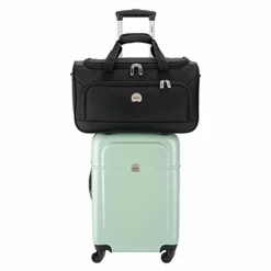 Delsey Paris Delsey Luggage Fashion 2-Piece Set, Carry-On Suitcase And Free Duffel Bag (Seafoam)