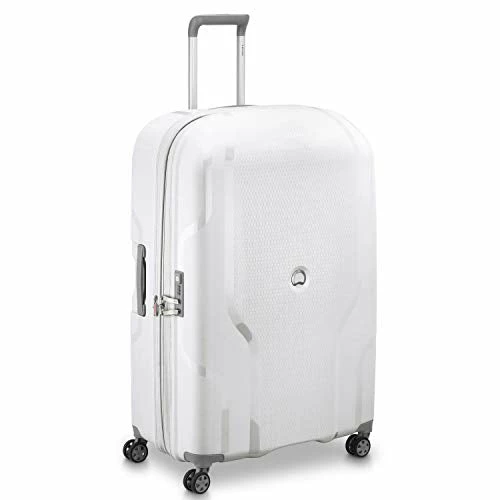 DELSEY Paris Clavel Hardside Expandable Luggage With Spinner Wheels, WHITE, Checked-Large 30 Inch 6 DELSEY Paris Clavel Hardside Expandable Luggage With Spinner Wheels, WHITE, Checked-Large 30 Inch - Image 6