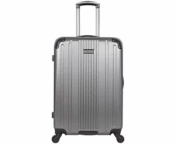 Kenneth Cole Reaction Gramercy Collection Lightweight Hardside 4-Wheel Spinner Luggage, Silver, 24-Inch Checked -TRAVELPRO Sales 31uKWgmQ SL