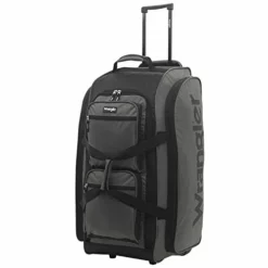 Wrangler Wesley Rolling Duffel Bag, Charcoal Grey, Large 30-Inch -TRAVELPRO Sales 31udDMQiBjL