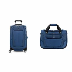 Travelpro Maxlite 5-Softside Expandable Spinner Wheel Luggage, Sapphire Blue, 2-Piece Set (Tote/21)