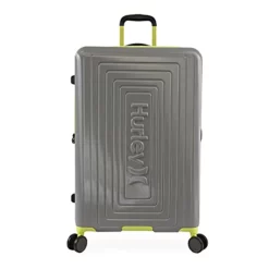Hurley Suki Hardside Spinner Check In Luggage 29", Light Grey/Neon -TRAVELPRO Sales 31woANcscfS