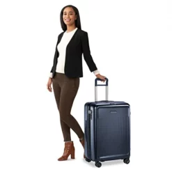 Briggs & Riley Sympatico Hardside Medium Spinner Luggage, Matte Navy, 27-Inch Checked -TRAVELPRO Sales 31xsfZZ4bgL