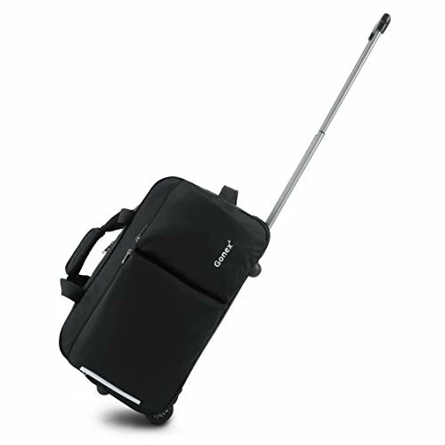 Rolling Duffel Bag, Water Repellent Wheeled Duffel Carry On Luggage 20inch Black 9 Rolling Duffel Bag, Water Repellent Wheeled Duffel Carry On Luggage 20inch Black - Image 9