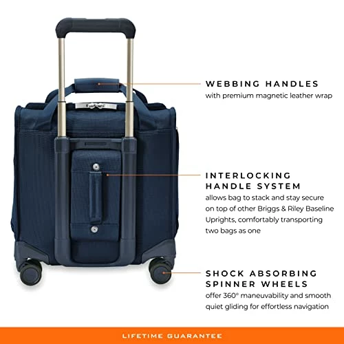 Briggs & Riley Cabin Spinner, Navy 9 Briggs & Riley Cabin Spinner, Navy - Image 9