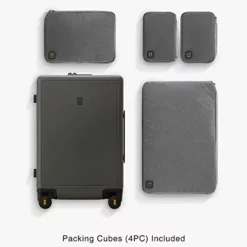 LEVEL8 Elegance Checked Luggage, 24 Inch Hardside Suitcase, Lightweight PC Matte Hardshell With TSA Lock, Spinner Wheels - Olive Green -TRAVELPRO Sales 41 9UiLwIZL