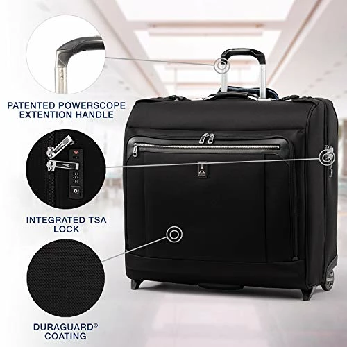 Travelpro Luggage Platinum Elite 50" Rolling Garment Bag, Suitcase, Shadow Black 2 Travelpro Luggage Platinum Elite 50" Rolling Garment Bag, Suitcase, Shadow Black - Image 2
