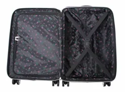 Betsey Johnson Designer 20 Inch Carry On - Expandable (ABS + PC) Hardside Luggage - Lightweight Durable Suitcase With 8-Rolling Spinner Wheels For Women (Stripe Roses) -TRAVELPRO Sales 41 wFJVtjEL