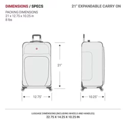 SwissGear Sion Softside Expandable Roller Luggage, Black, 3-Piece Set (21/25/29) -TRAVELPRO Sales 410cvHkvn4L