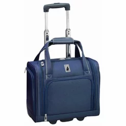 London Fog Knightsbridge II 15" 2-Wheel Under The Seat Bag, Sapphire