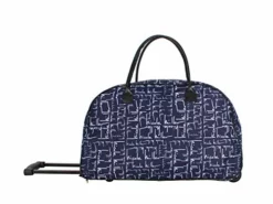 Nicole Miller Wheeled Duffel Carry On Bag (14in, Signature Navy) -TRAVELPRO Sales 410zh7NiQML