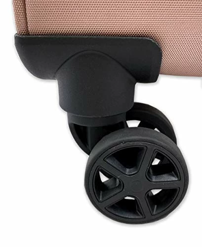 LONDON FOG Bromley Softside Expandable Spinner Luggage, Rose Gold, Checked-Medium 24-Inch 4 LONDON FOG Bromley Softside Expandable Spinner Luggage, Rose Gold, Checked-Medium 24-Inch - Image 4