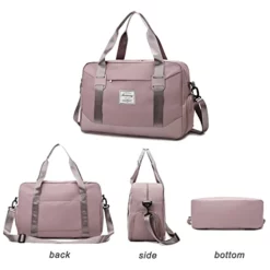 FOAN & MABLE Womens Travel Bags, Weekender Carry On For Women, Sports Gym Bag, Workout Duffel Bag, Overnight Shoulder Bag Fit 15.6 Inch Laptop Pink Large -TRAVELPRO Sales 4113UqfPE5L