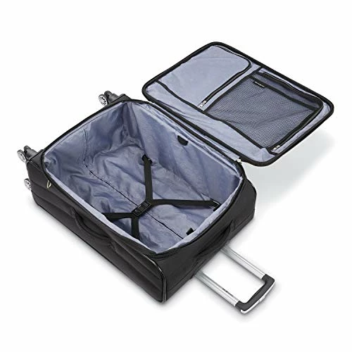 Samsonite Ascella X Softside Expandable Luggage With Spinner Wheels, Black, Checked-Large 29-Inch 7 Samsonite Ascella X Softside Expandable Luggage With Spinner Wheels, Black, Checked-Large 29-Inch - Image 7