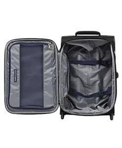 Travelpro Skypro Lightweight Airline Size Carry On Luggage Trolley Suitcase (Midnight Black, 22" Expandable Rollaboard) -TRAVELPRO Sales 4121BBstPgL