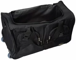 Rockland Rolling Duffel Bag, Black, 22-Inch -TRAVELPRO Sales 4121nbrEZIL
