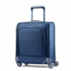 Samsonite Flexis Underseat Carry On Luggage With Spinner Wheels, Carbon Blue