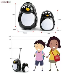 Kiddietotes Kids Carry-on Upright Luggage Suitcase And Backpack Set - Smooth Rolling Wheels - Penguin -TRAVELPRO Sales 413FEX0Lp4L