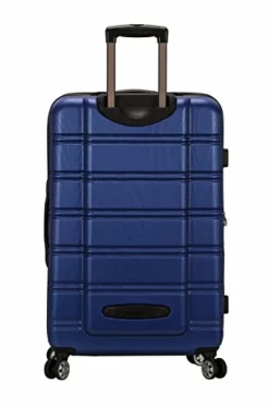 Rockland Melbourne Hardside Expandable Spinner Wheel Luggage, Blue, Checked-Large 28-Inch -TRAVELPRO Sales 4149I9iTg L