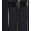 MISSLO Breathable 54" Suit Dress Black Garment Bag Gusseted, 2 Pack