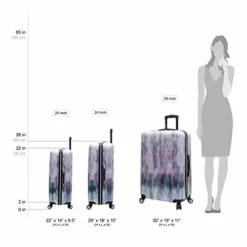 Steve Madden 20 Inch Carry On Luggage Collection - Scratch Resistant (ABS + PC) Hardside Suitcase - Designer Lightweight Bag With 8-Rolling Spinner Wheels (Diamond) -TRAVELPRO Sales 414gFTjAGeL d5bd5344 d86f 44a8 adf3 a8c2c4f52ddc
