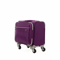 Cloe Under Seat 16 Inch Water-Resistant Textile Luggage With 360º-spinner Wheels In Purple Color -TRAVELPRO Sales 4154cojvwlL