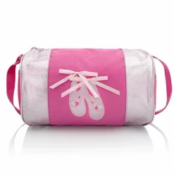 Dance Ballet Slippers Duffel Bag (Pink)