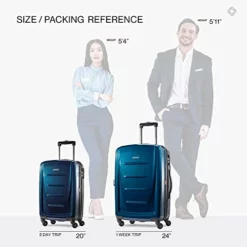 Samsonite Winfield 2 Hardside Luggage With Spinner Wheels, Deep Blue, 2-Piece Set (20/24) -TRAVELPRO Sales 415A3RhHDYL