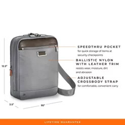 Briggs & Riley @ Work-Expandable Crossbody, Grey, One Size -TRAVELPRO Sales 415X KujBGL